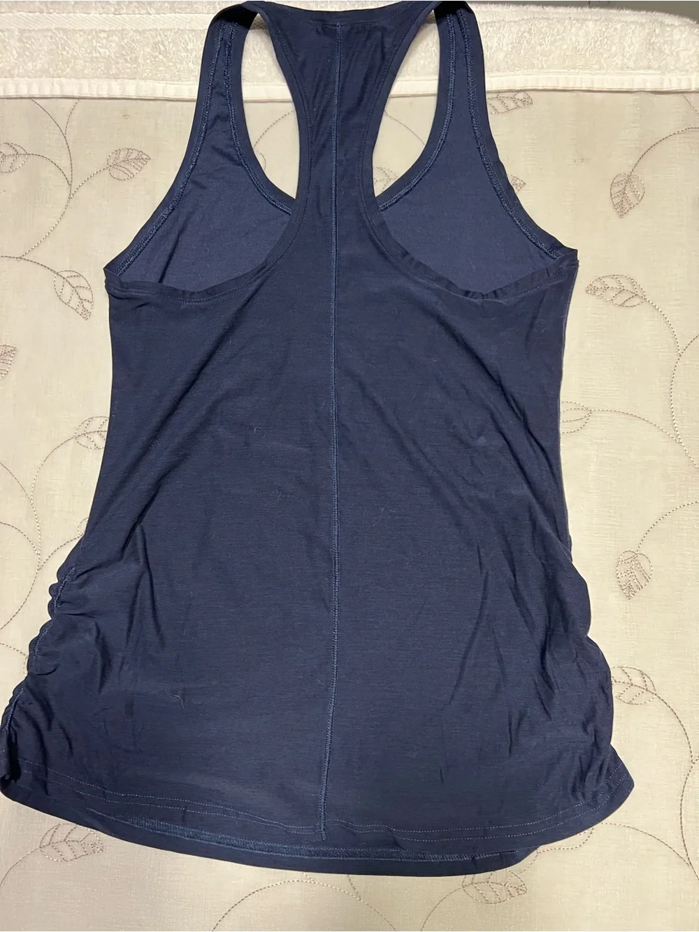New Balance Navy Performance Racerback Tank maybe medium - Picture 3 of 3